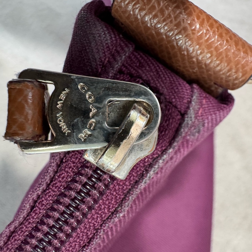 Coach Sawyer Plum Crossbody Bag - Picture 7 of 11